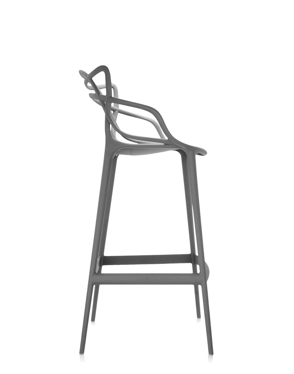 Kartell Masters Stool 75 Cm, Grey