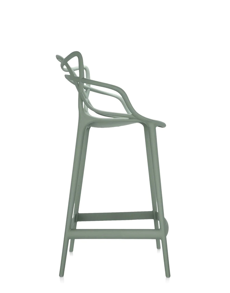 Kartell Masters stołek 65 cm, szałwia zielona