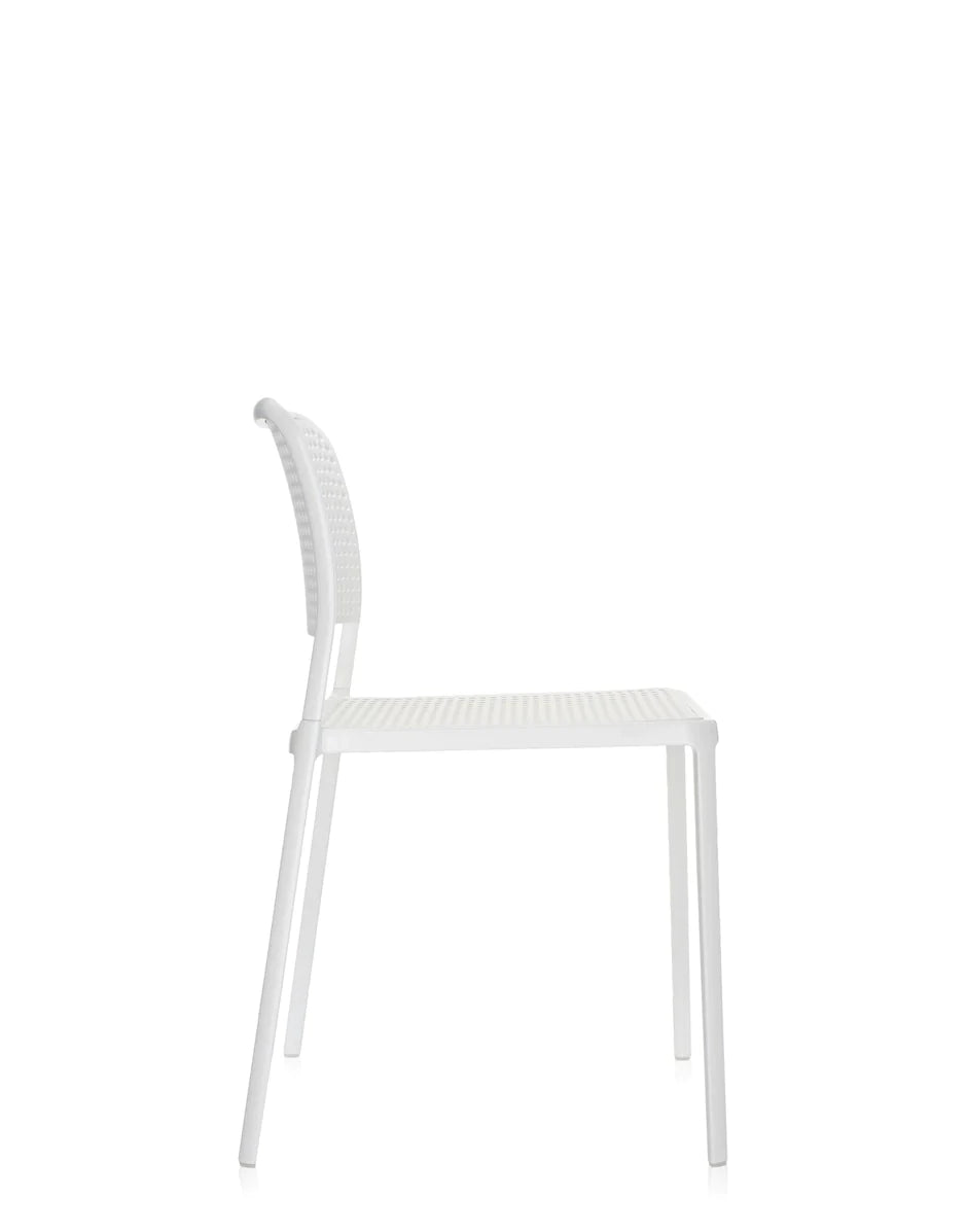 Krzesło Kartell Audrey, biały/biały
