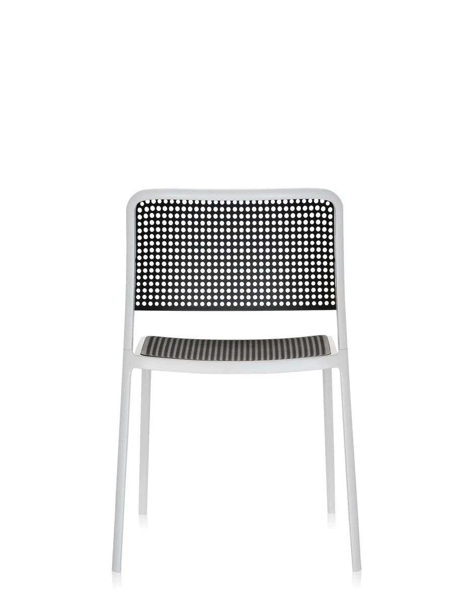 Kartell Audrey Chair, White/Black