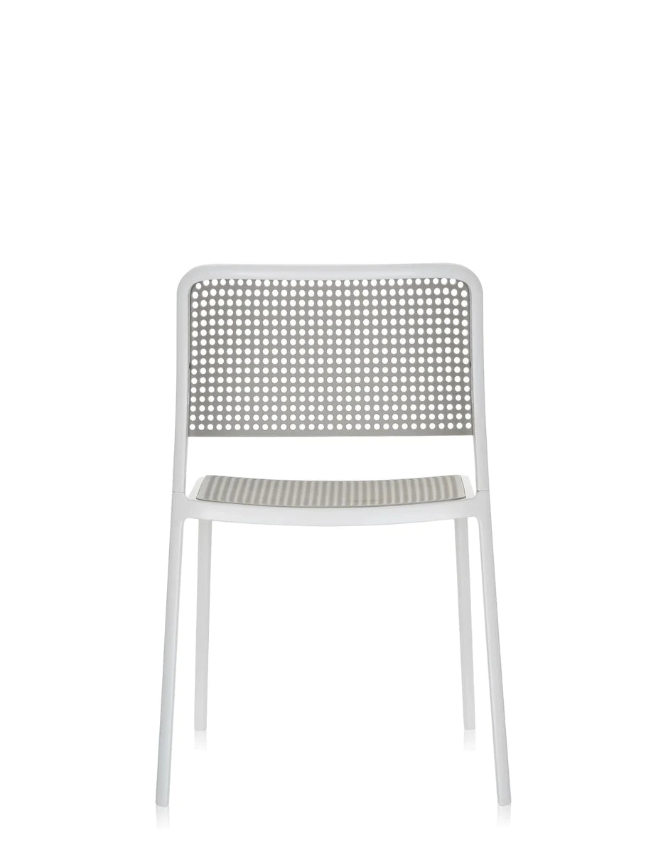 Kartell Audrey Chair, White/Light Grey