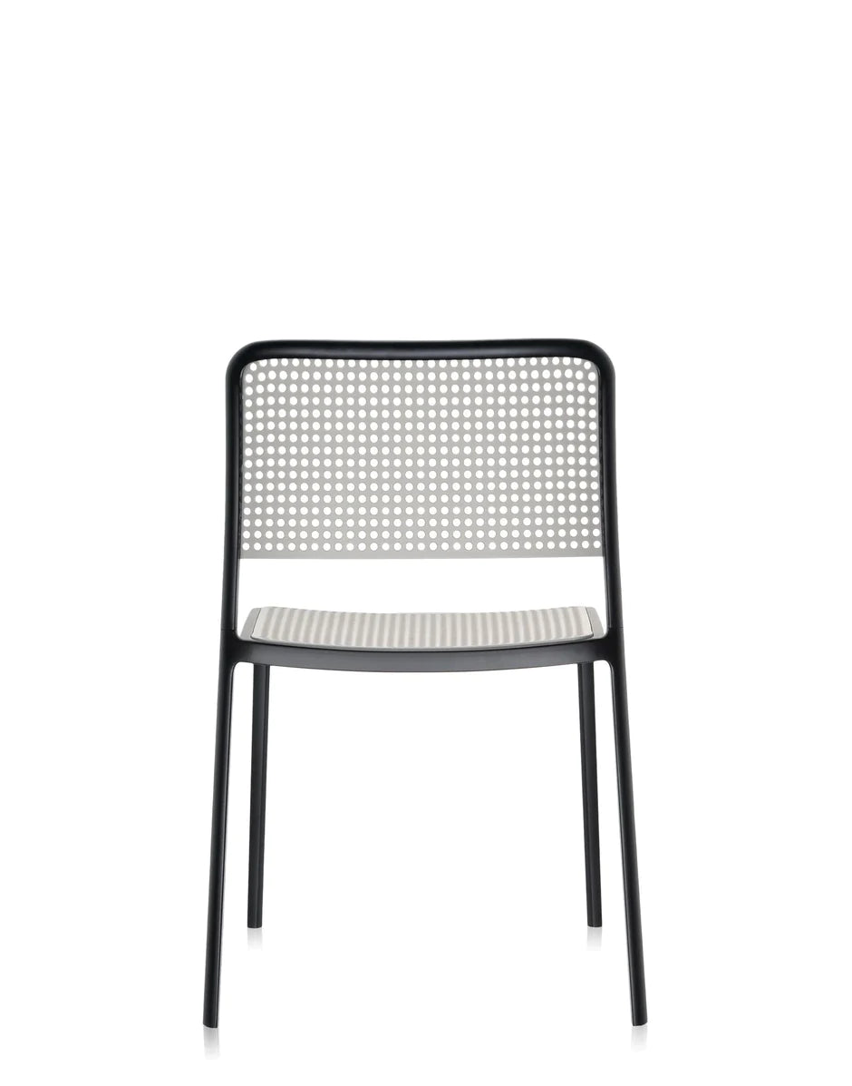 Kartell Audrey Chair, Black/Light Grey