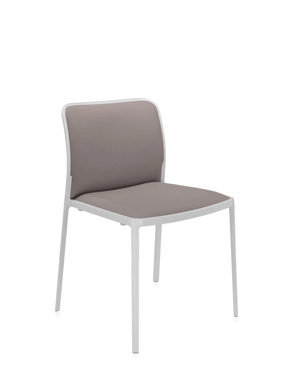 Kartell Audrey Soft Chair, White/Beige