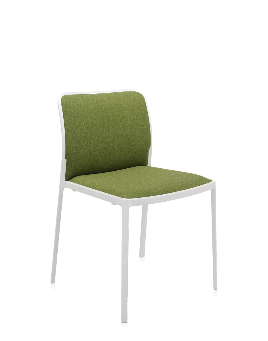 Kartell Audrey Soft Chair, White/Green