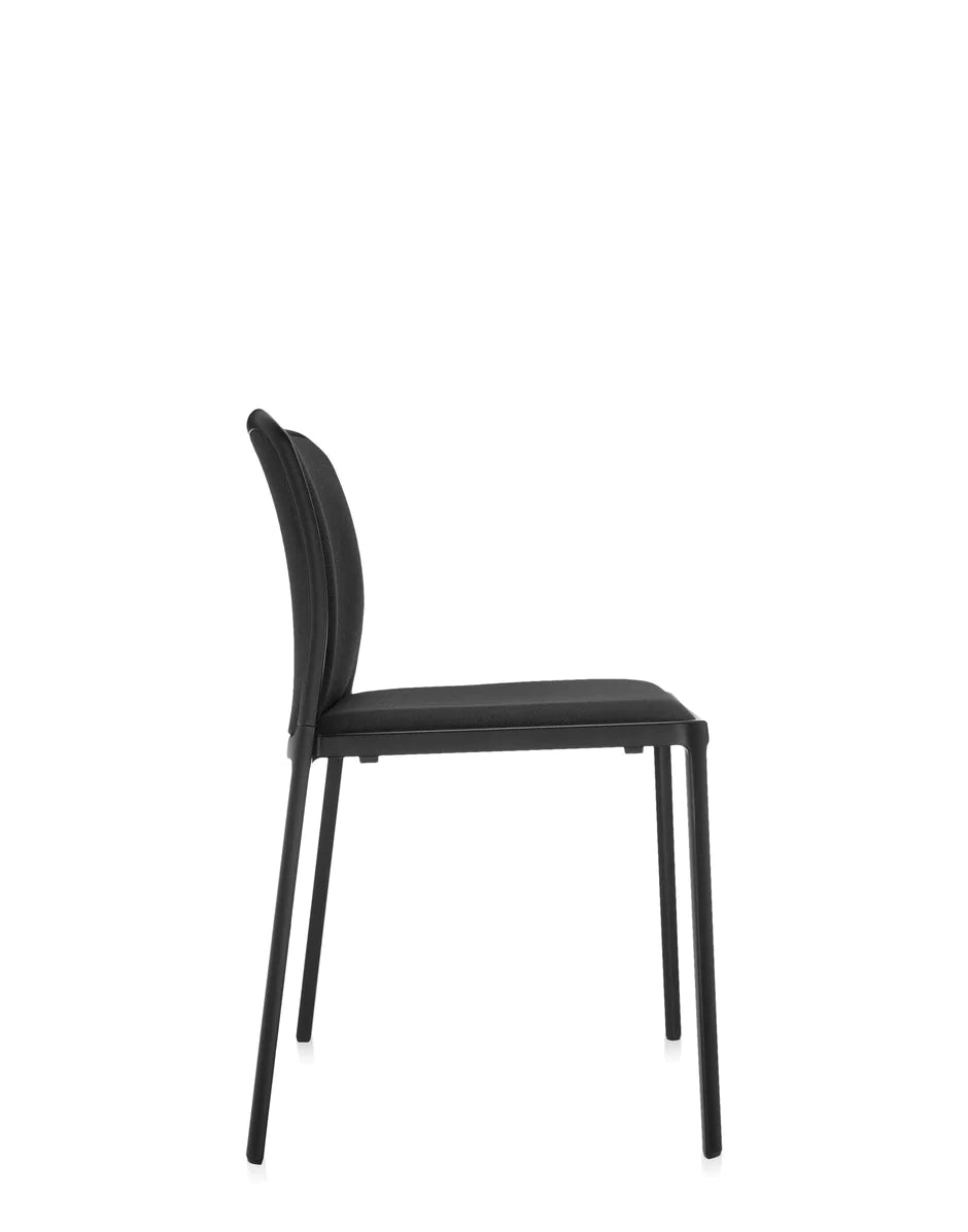 Kartell Audrey Soft Chair, Black/Black