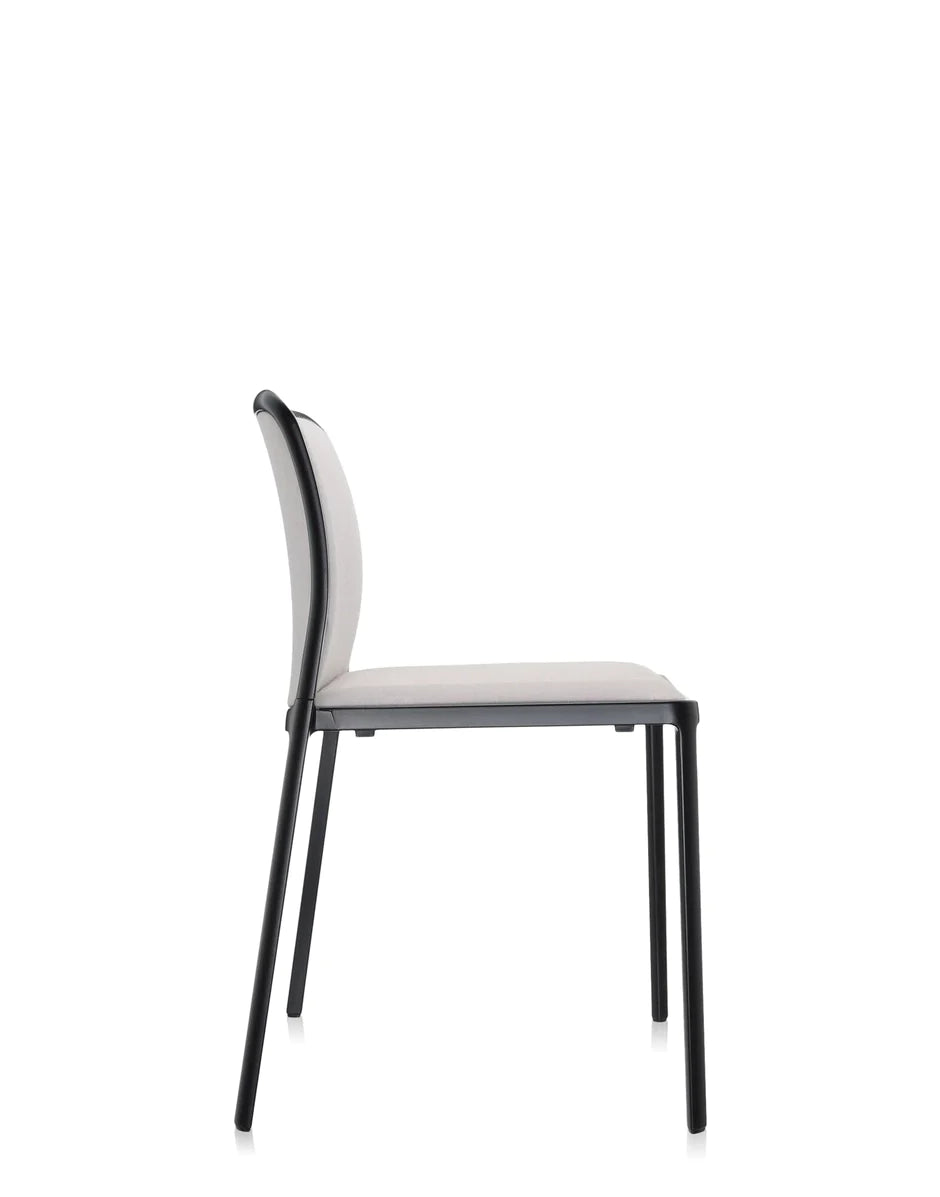 Kartell Audrey Soft Chair, Black/Beige
