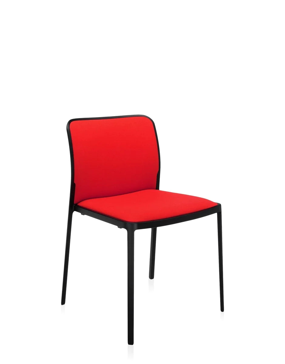 Karartell Audrey Soft krzesło, czarny/czerwony
