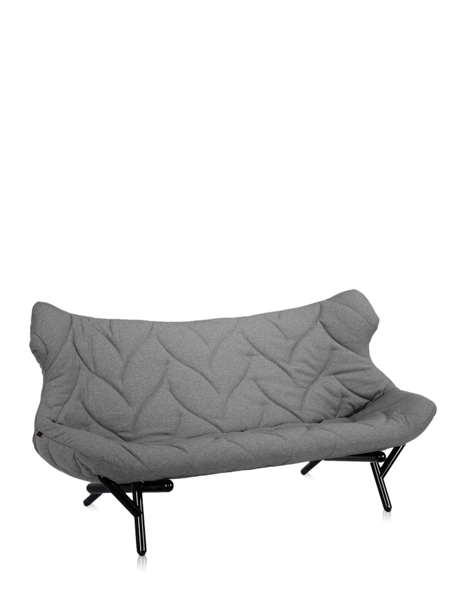 Kartell Foliage Sofa Trevira, czarny/szary