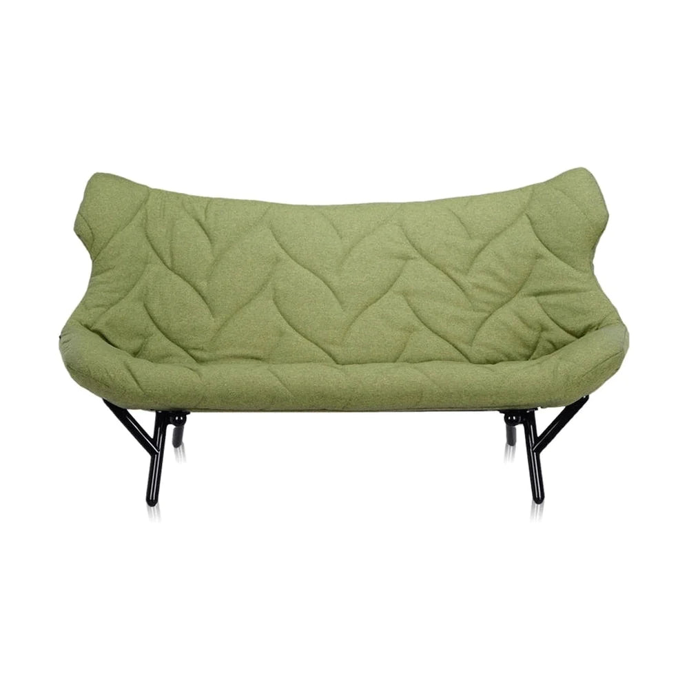 Kartell Foliage Sofa Trevira, czarny/zielony