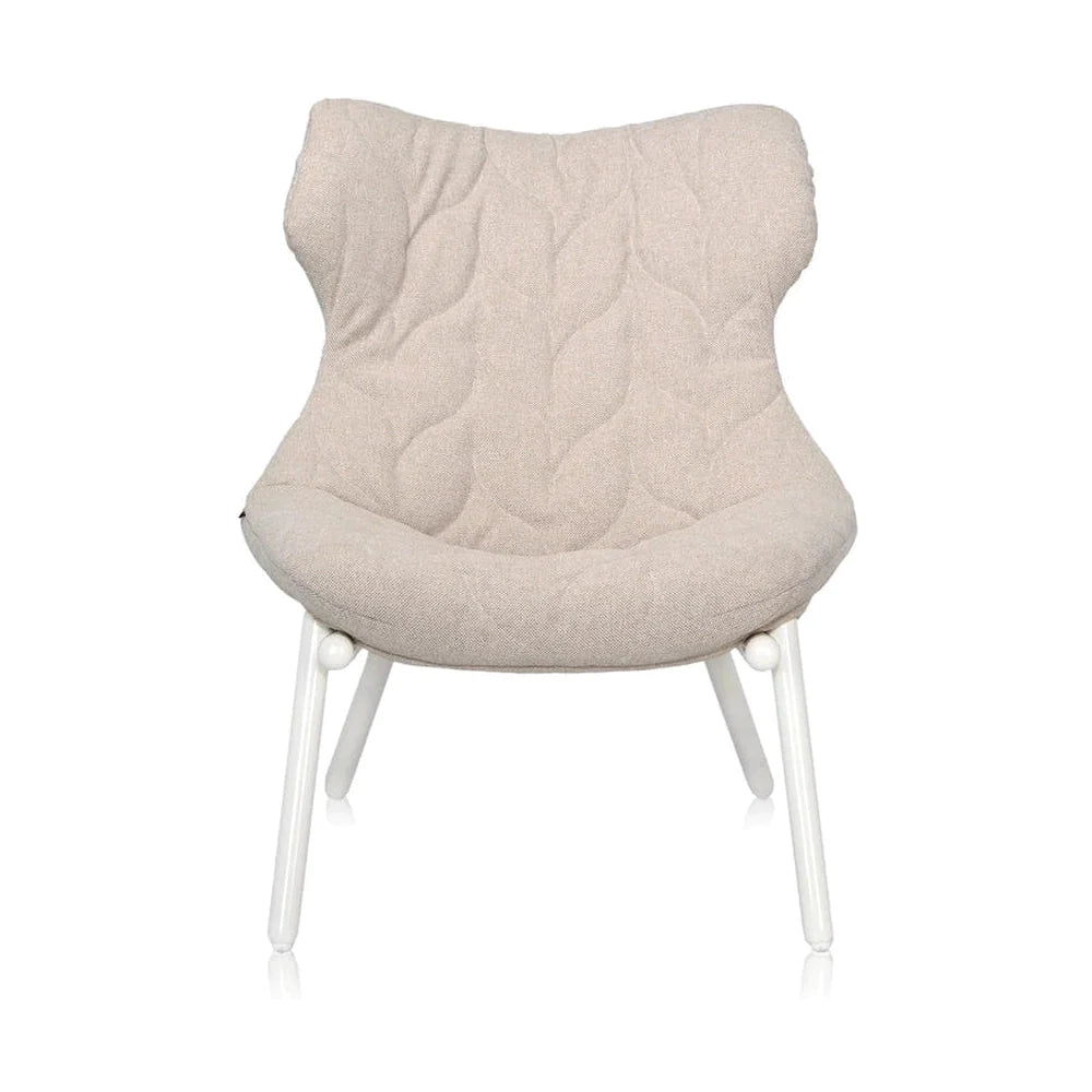 Kartell Foliage Armchair Trevira, White/Beige