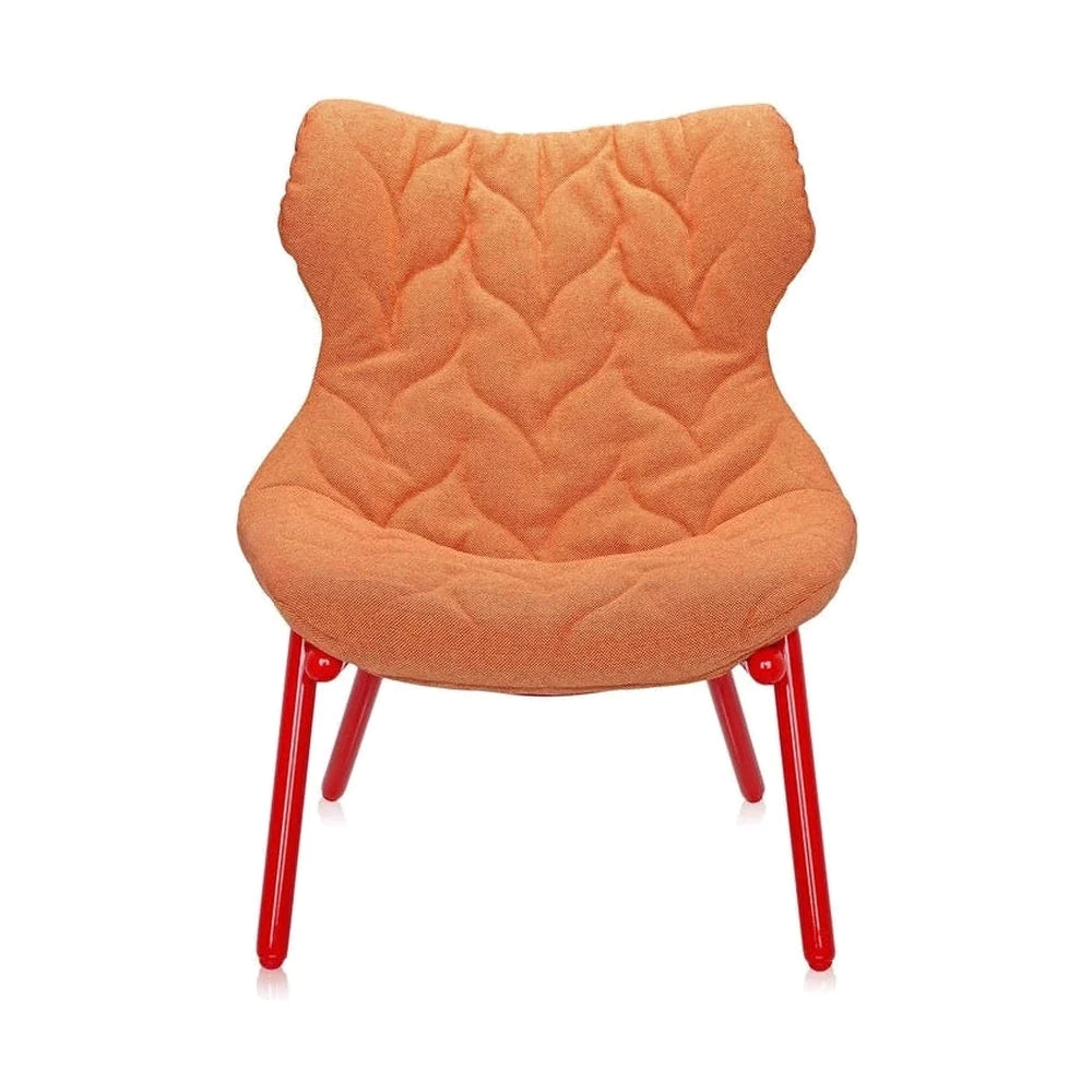 Kartell Foliage Armchair Trevira, Red/Orange