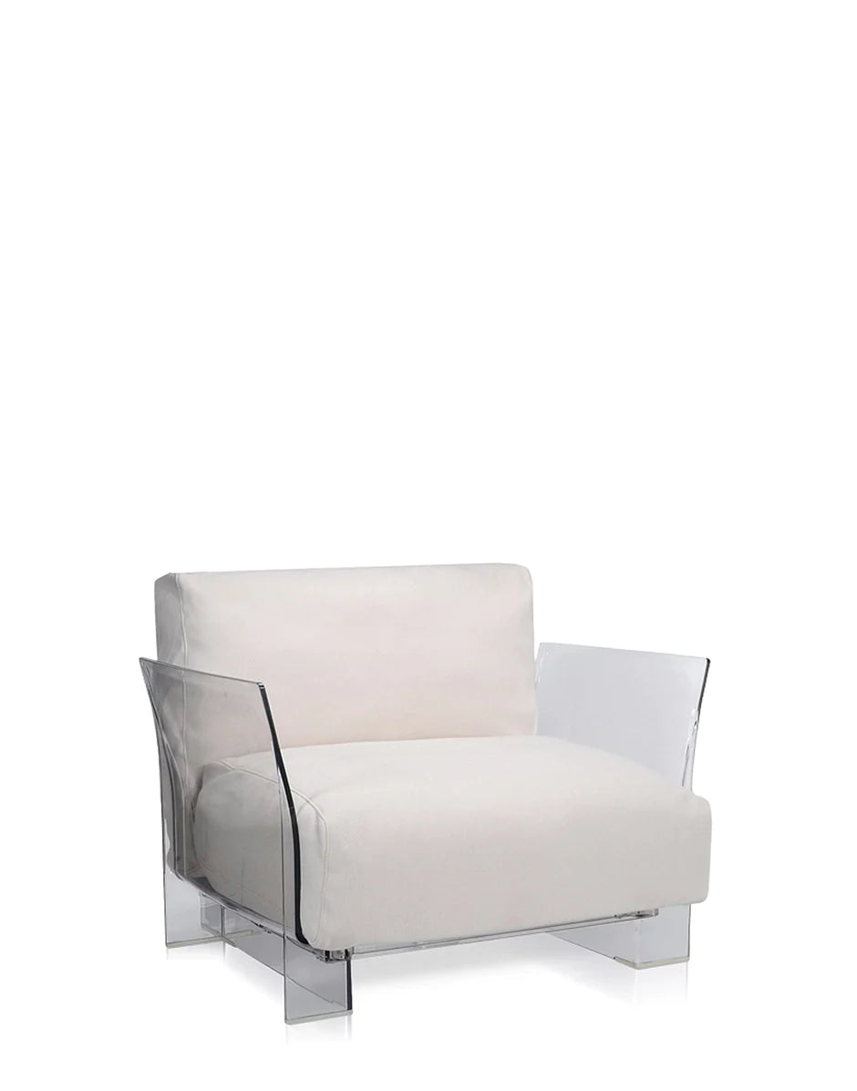 Kartell Pop Outdoor Armchair Sunbrella, White