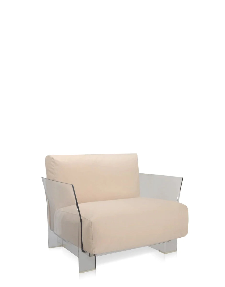 Kartell Pop Outdoor Armchair Sunbrella, Taupe