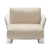 Kartell Pop Fotele Outdoor Stripes, Beige