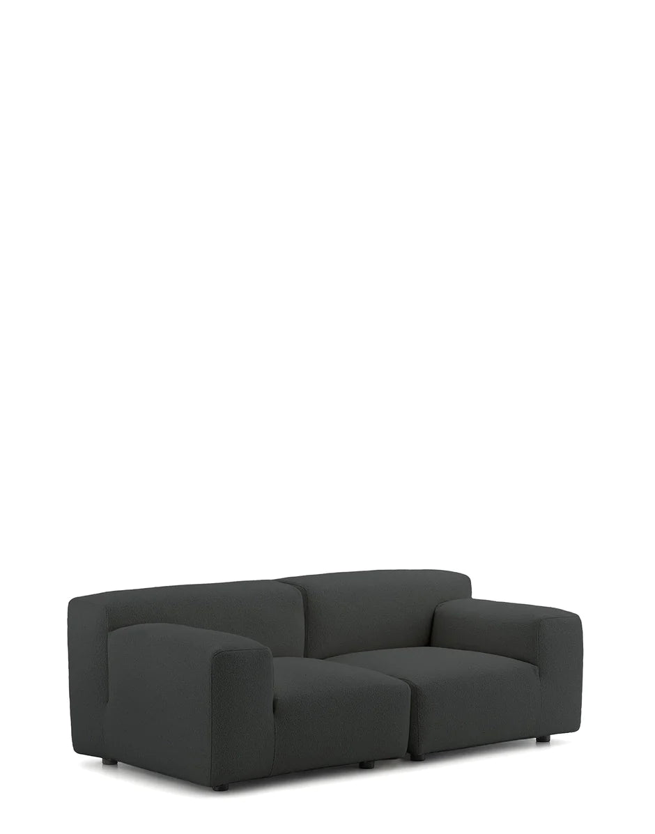 Kartell Plastics Duo 2 -Seater Sofa DX Orsetto, Grey