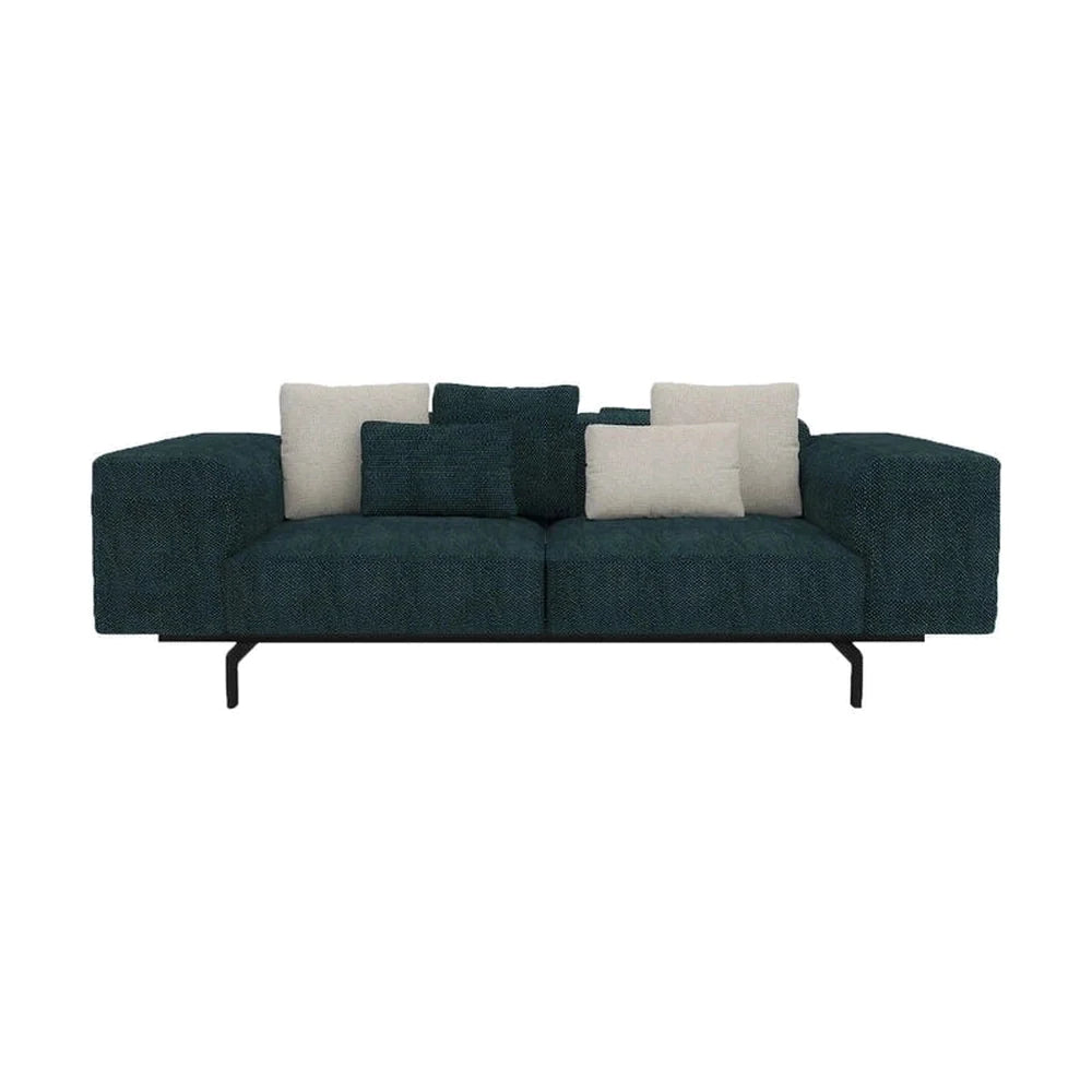 Kartell Largo 2 -osobowa sofa Gubbio, zielony