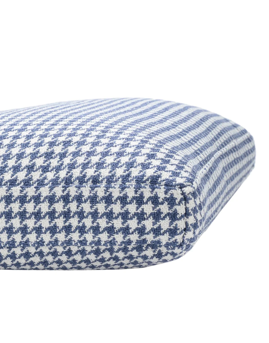 Kartell Cushion Pied de Poule 35x48 cm, niebieski