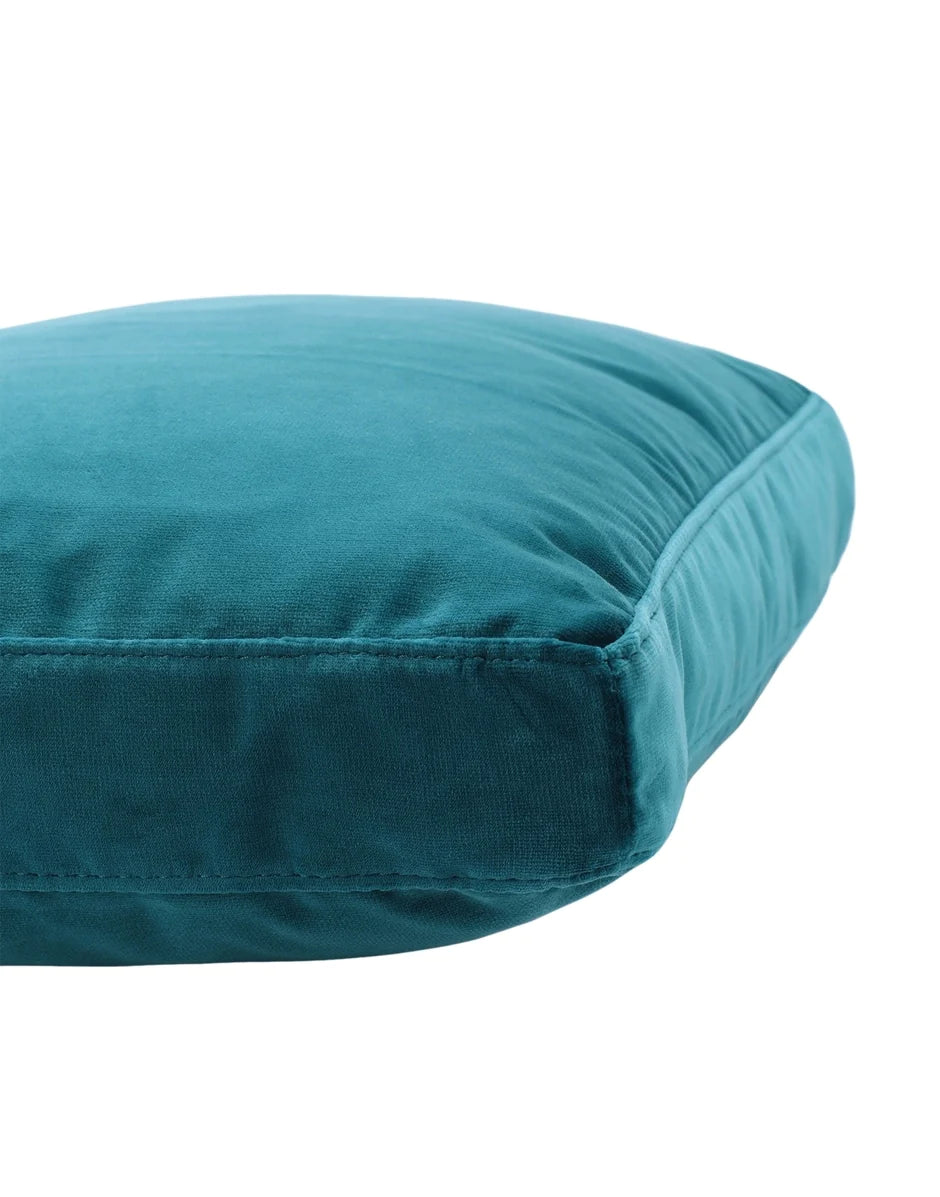 Kartell Cushion Velvet 35x48 cm, turkusowy błękit