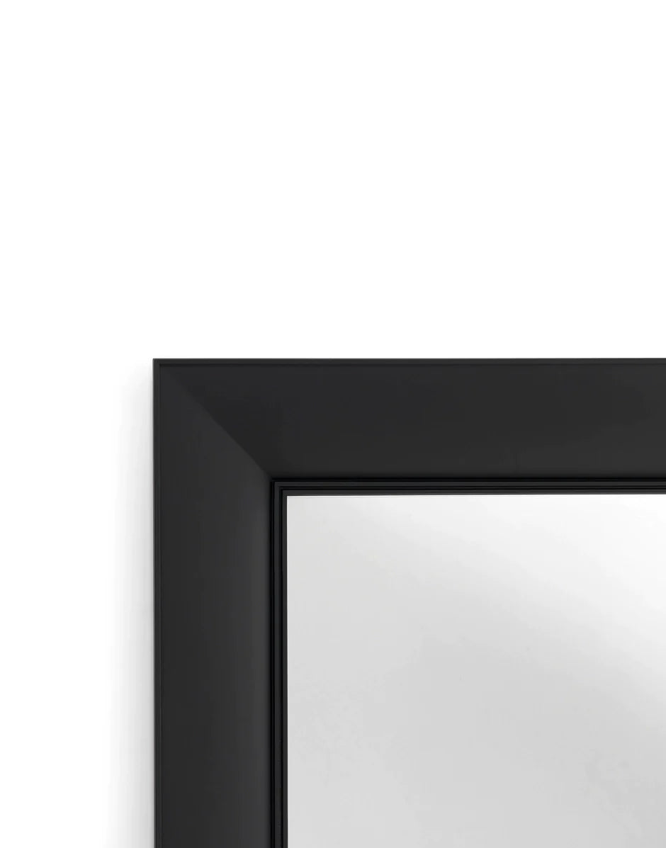 Kartell Francois Ghost Mirror 79x65 Cm, Mat Black