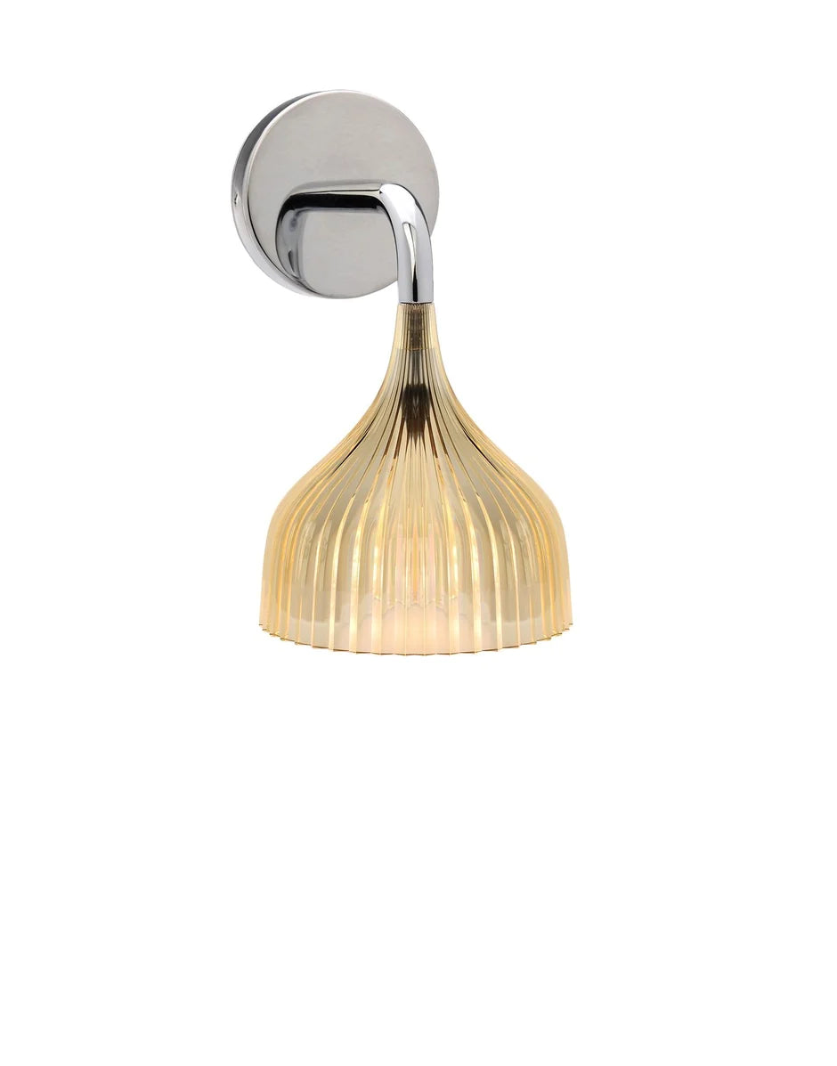 Lampa ścienna Kartell, żółta