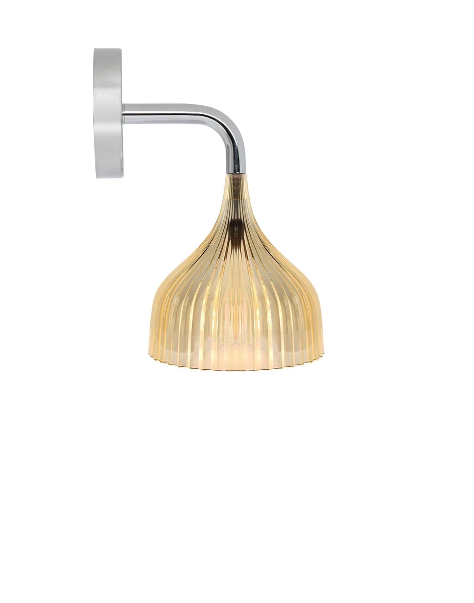 Lampa ścienna Kartell, żółta