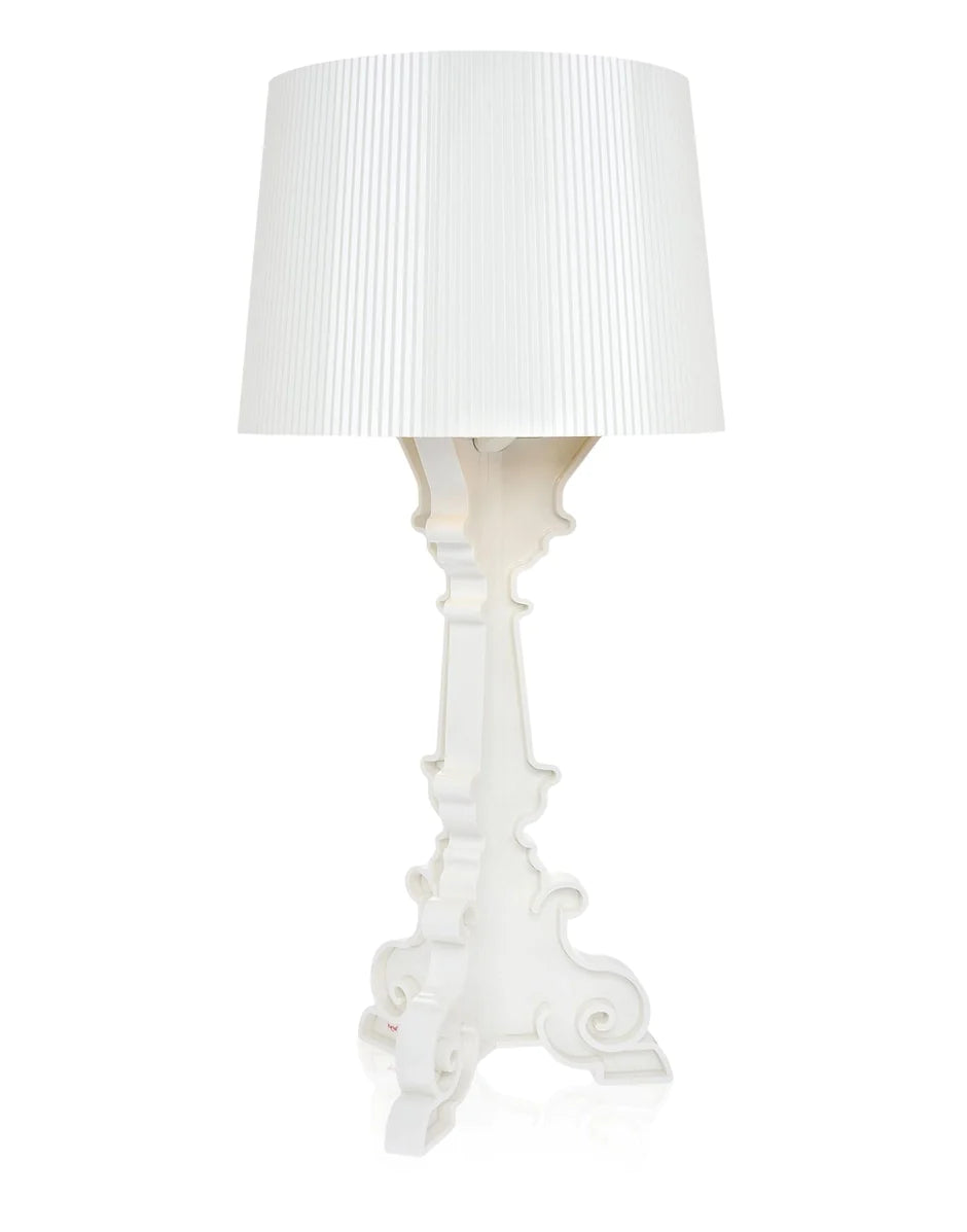 Lampa stołowa Kartell Bourgie, biały/złoty