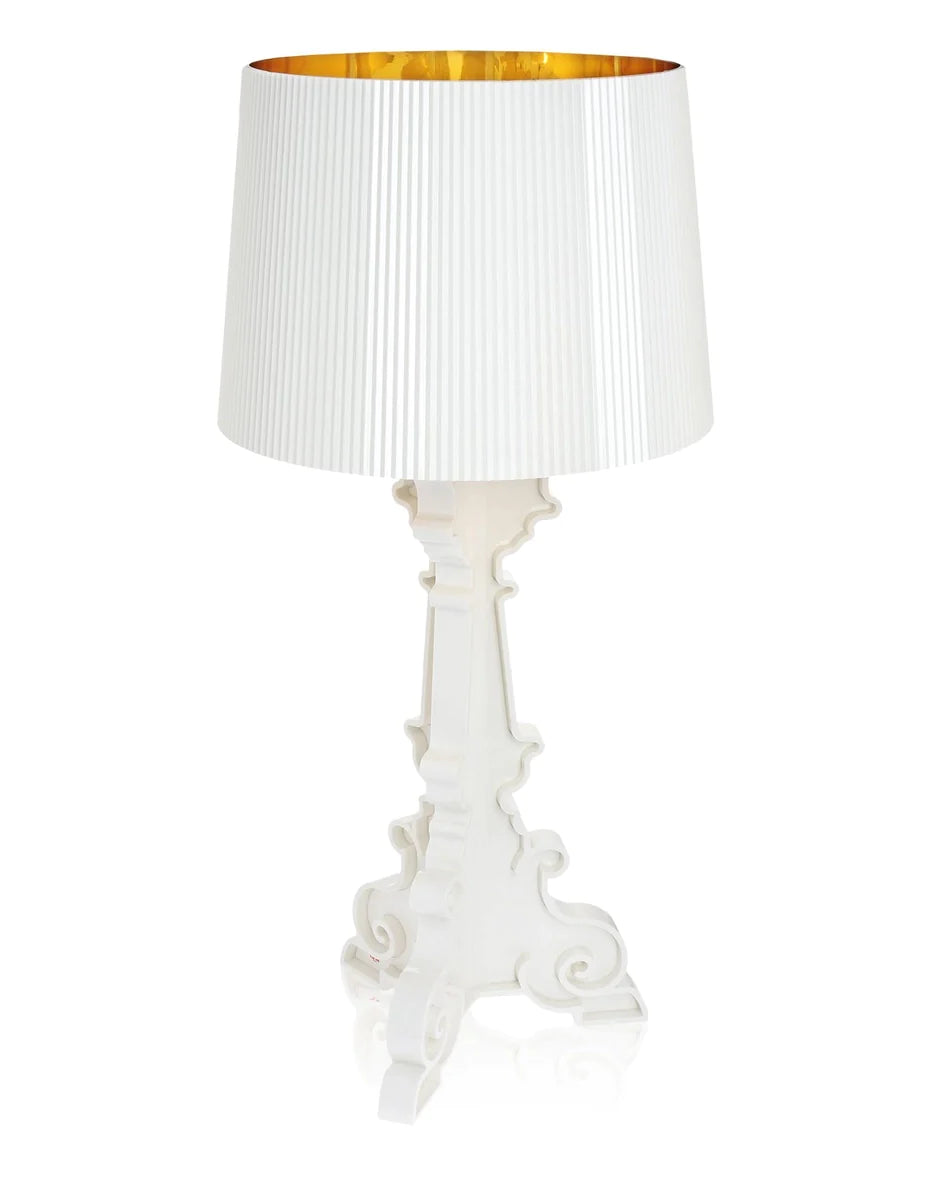 Lampa stołowa Kartell Bourgie, biały/złoty