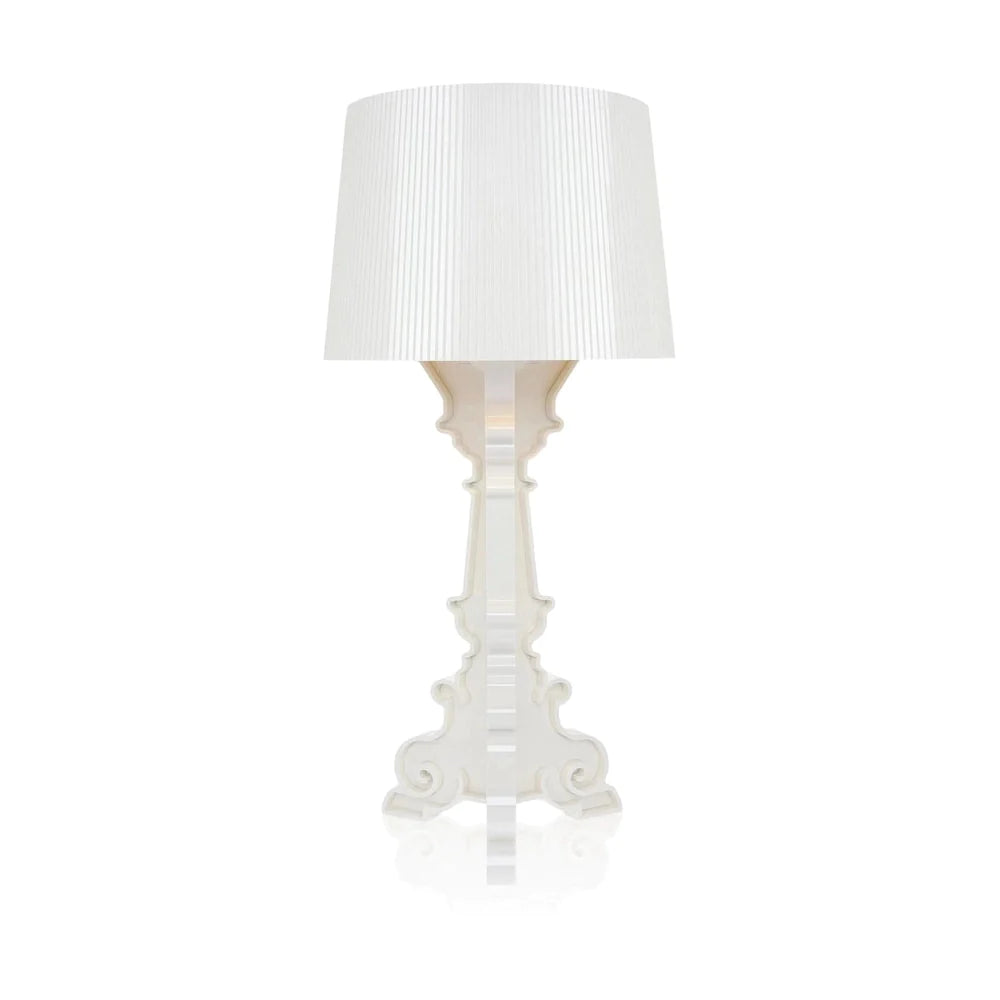 Lampa stołowa Kartell Bourgie, biały/złoty