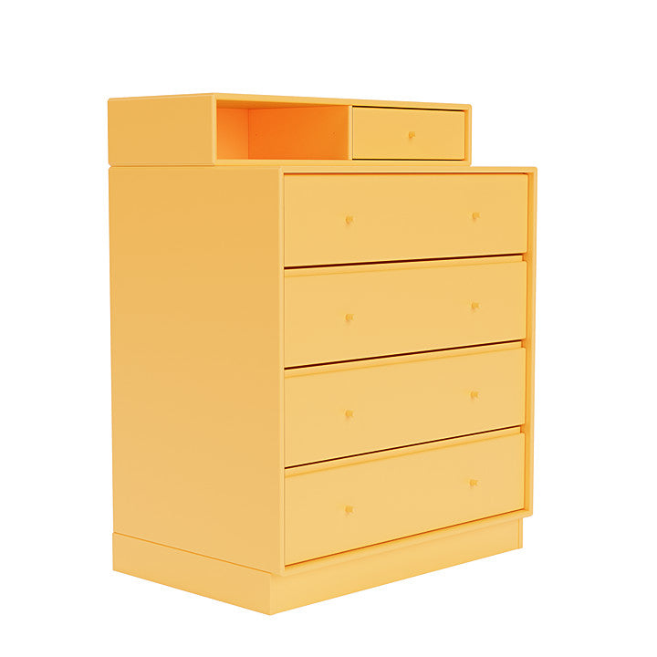 Montana Keep Chest Of Drawers With 7 Cm Plinth, Acacia