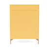 Montana Keep Chest Of Drawers With Legs, Acacia/Brass