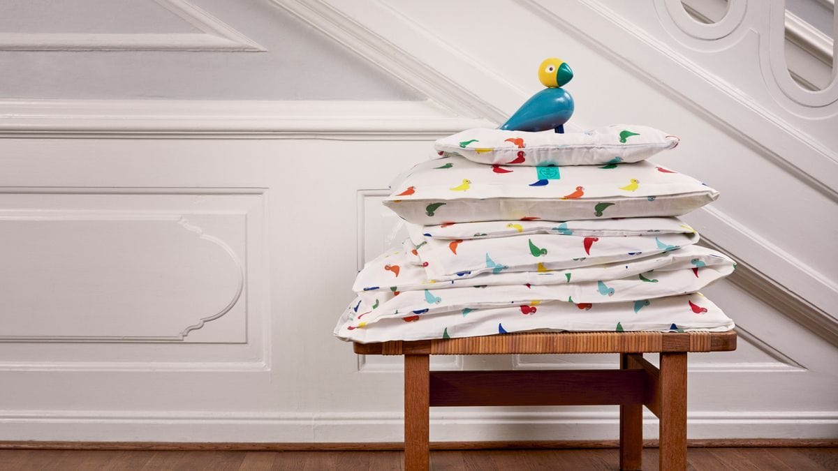 Kay BoJesen Bed Linen Songbird Baby 70x100 CN, Multi