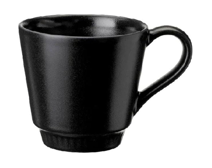 Knabstrup Keramik Cup H 9 cm, czarny
