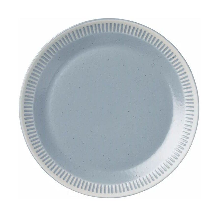 Knabstrup Keramik Colorit Plate ø 19 Cm, Grey