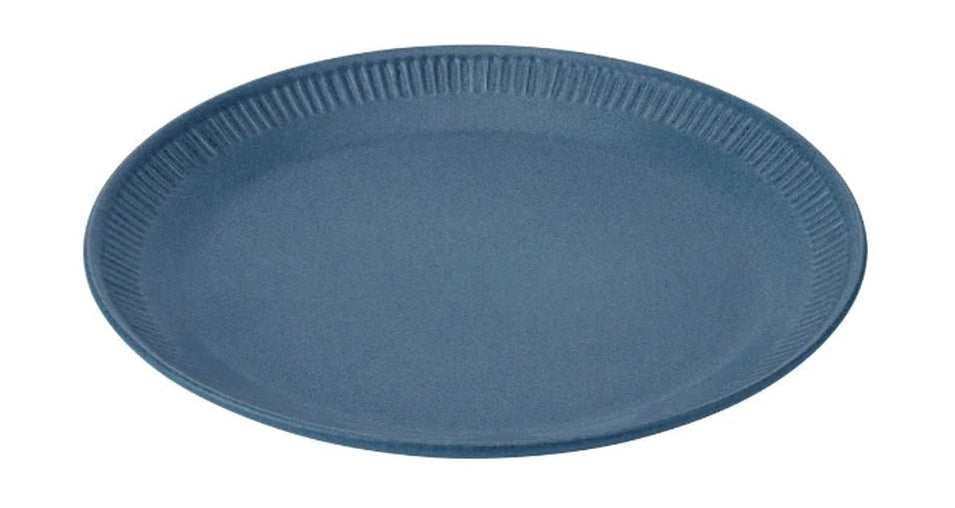 Knabstrup Keramik Plate Ø 19 cm, niebieski