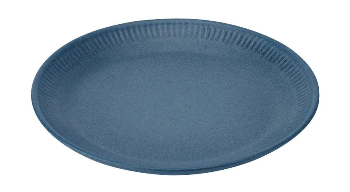 Knabstrup Keramik Plate Ø 27 cm, niebieski