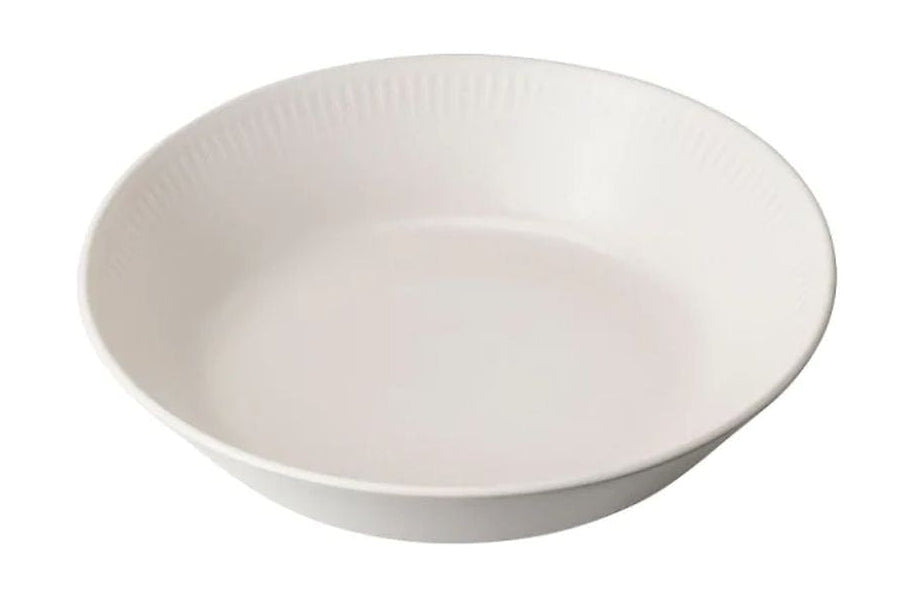 Knabstrup Keramik Plate Deep Ø 18 cm, biały