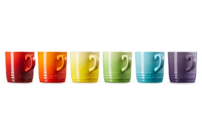 Zestaw Le Creuset 6 filiżanek 200 ml tęczy