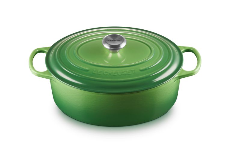 Signatury LE Creuset Cocotte Oval 31 cm bambus