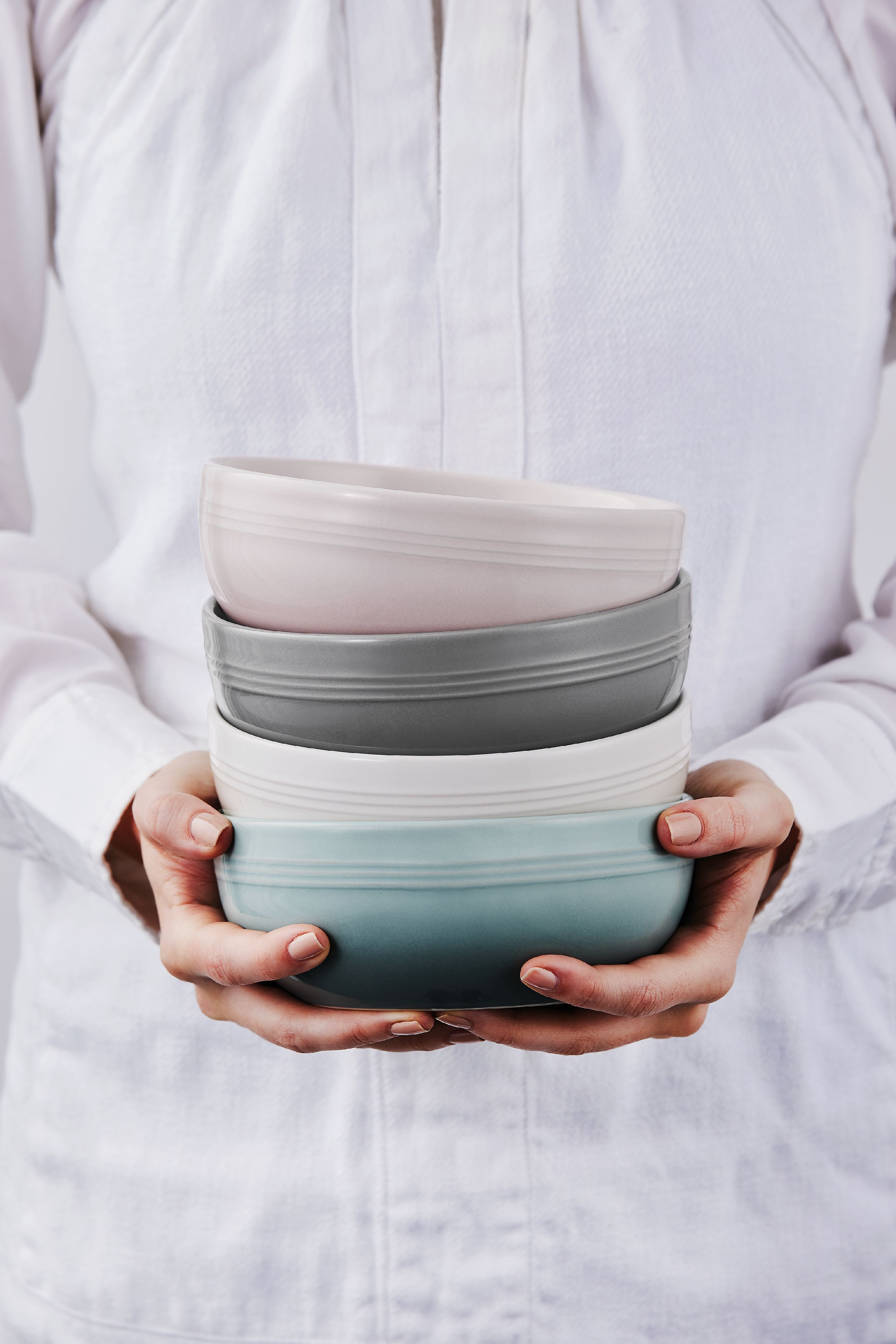 LE Creuset Coupe Base Bowl, skorupa różowa