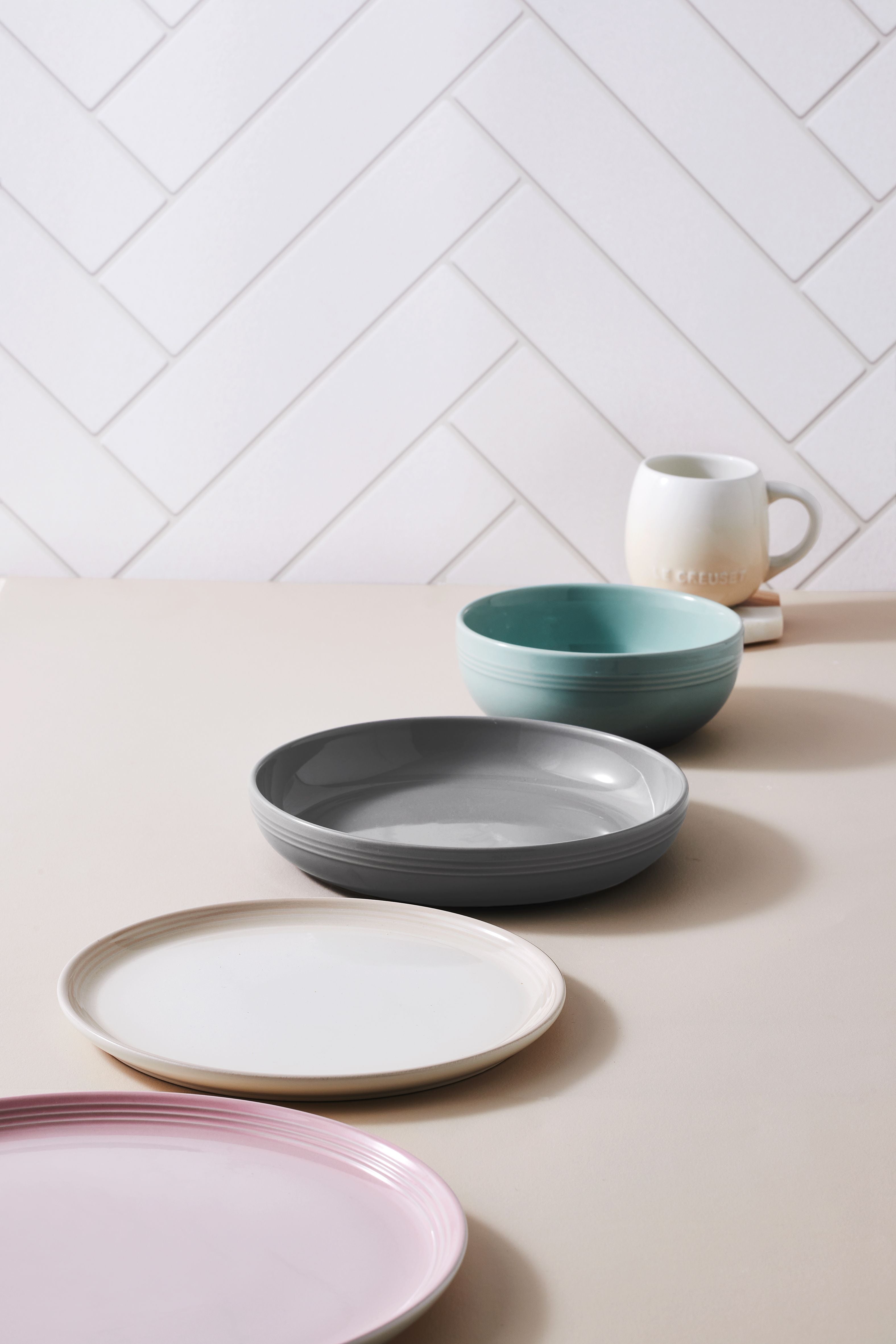 LE Creuset Coupe Talerz boczny, skorupa różowa