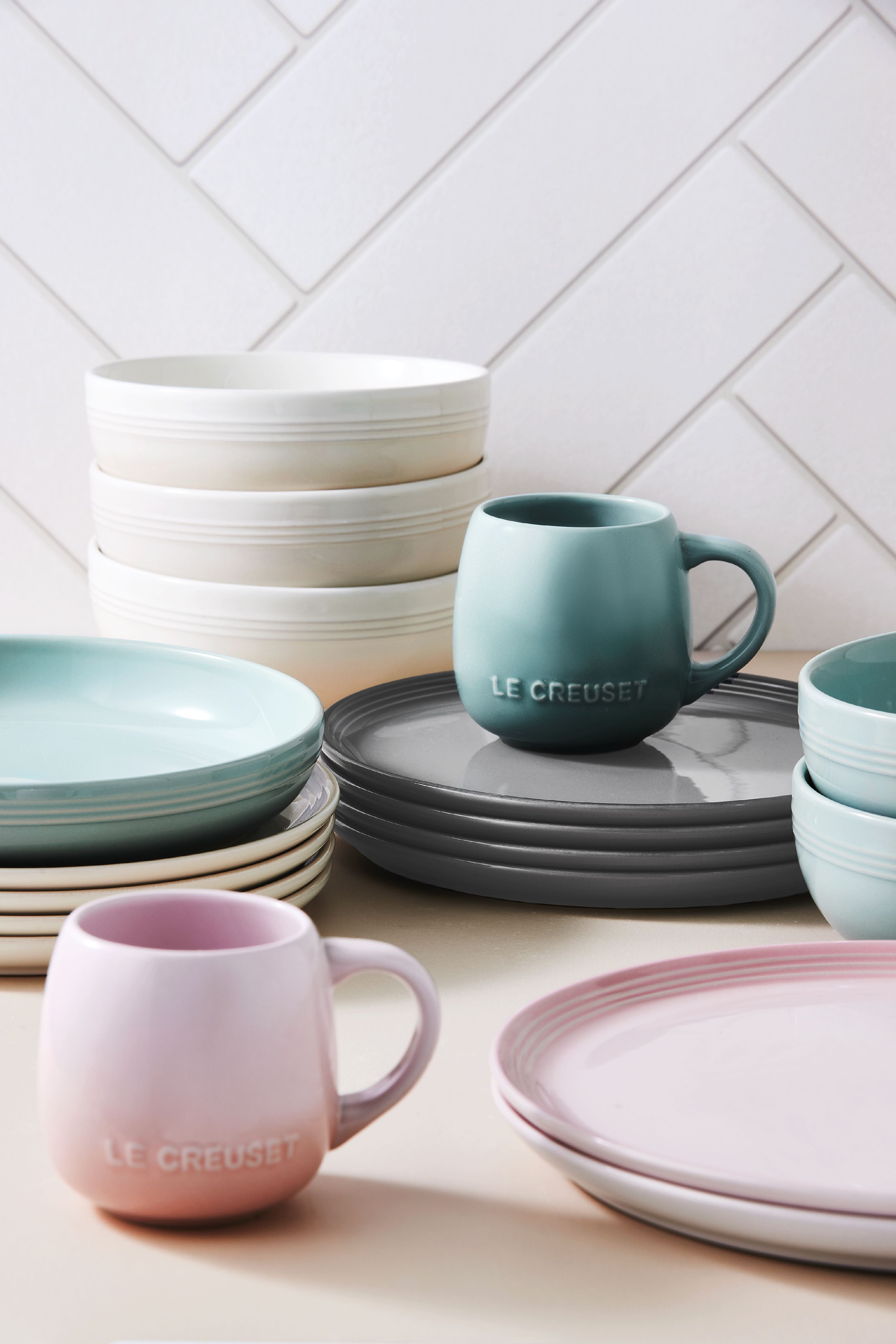 LE Creuset Coupe Talerz boczny, skorupa różowa