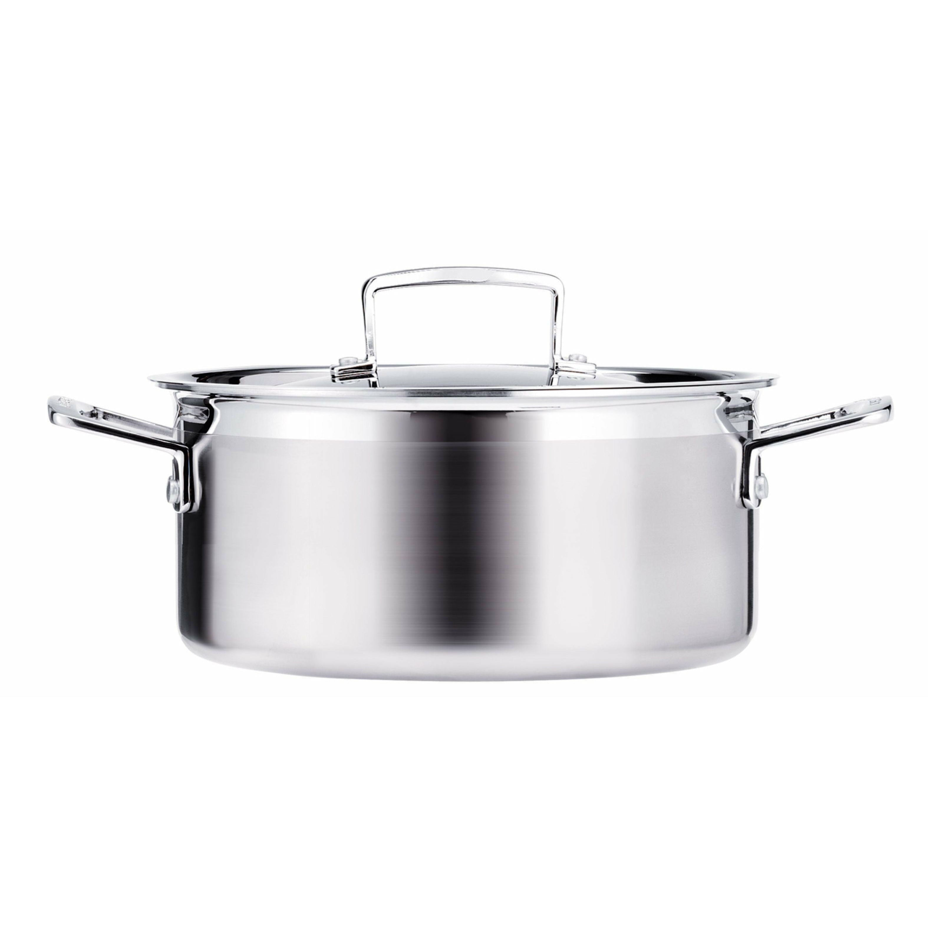 Le Creuset 3 Ply Stainless Steel Casserole With Lid 3 L, 20 Cm