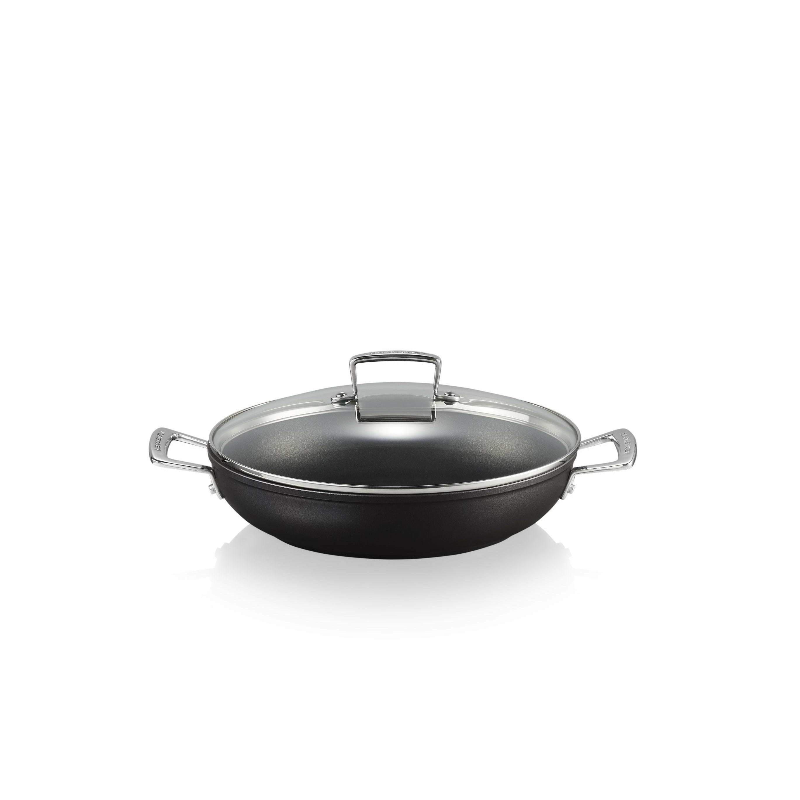 Le Creuset Alu Professional Press ze szklaną pokrywką, 28 cm