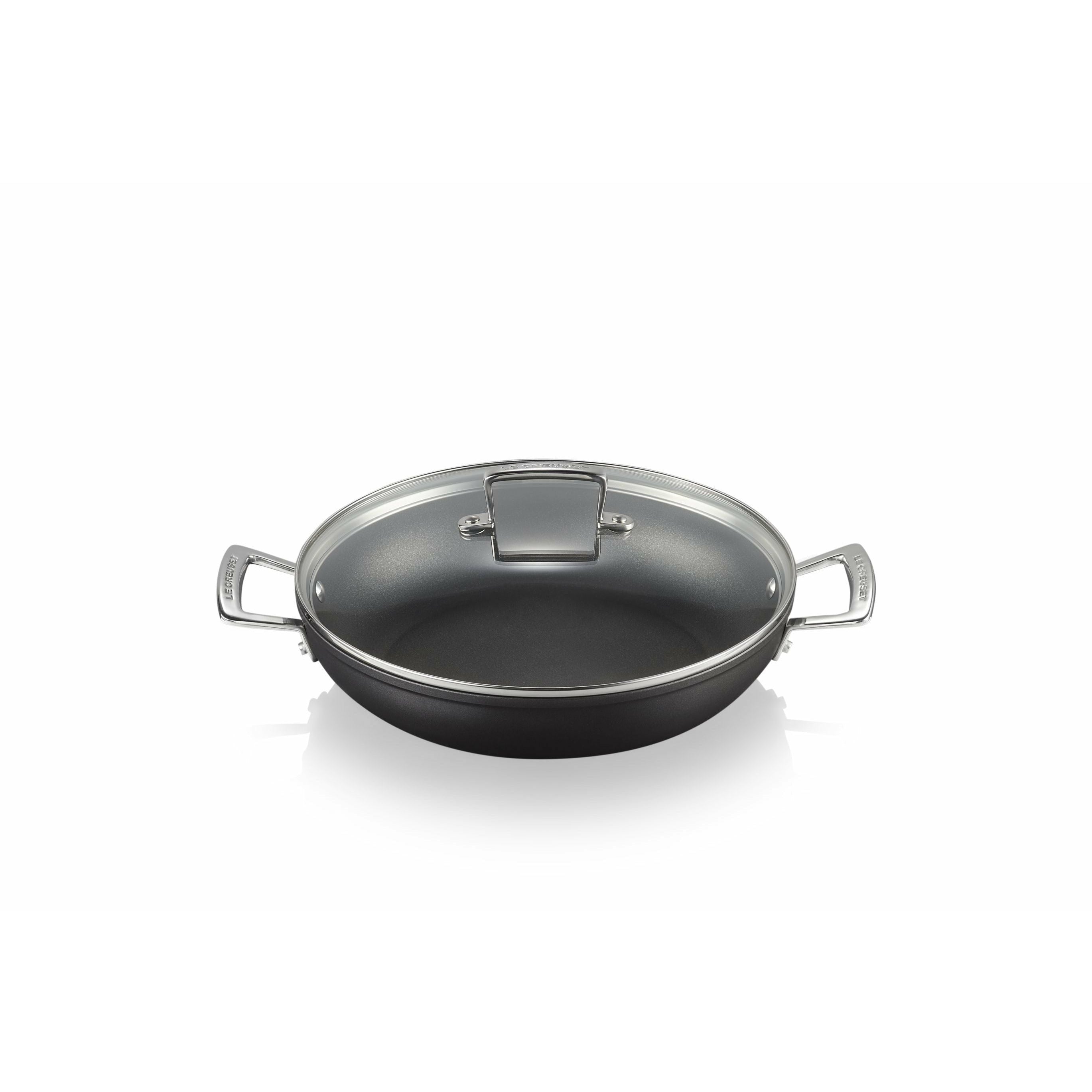 Le Creuset Alu Professional Press ze szklaną pokrywką, 28 cm