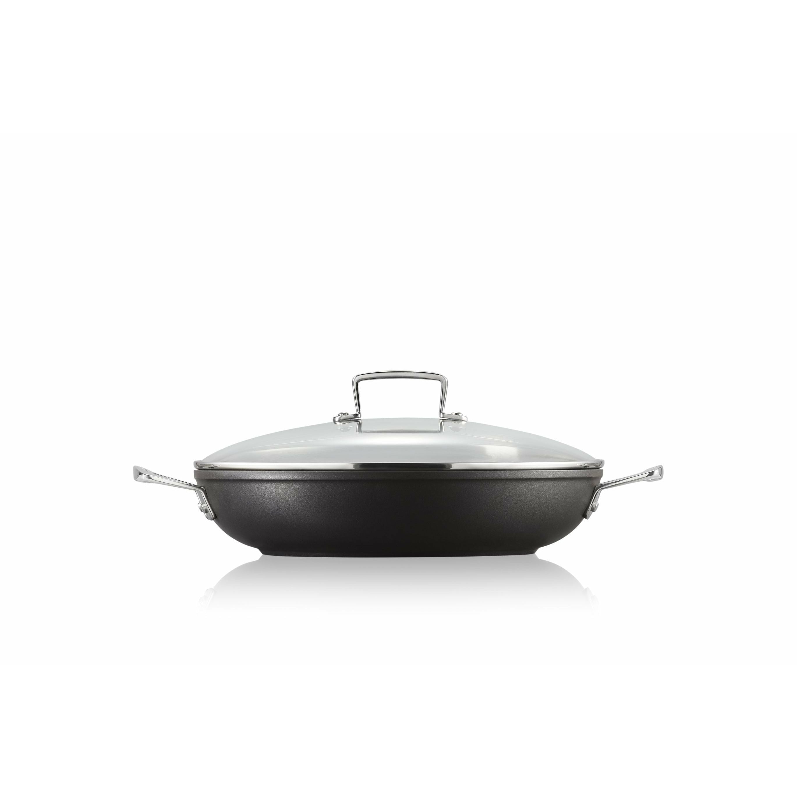 Le Creuset Alu Professional Press ze szklaną pokrywką, 30 cm