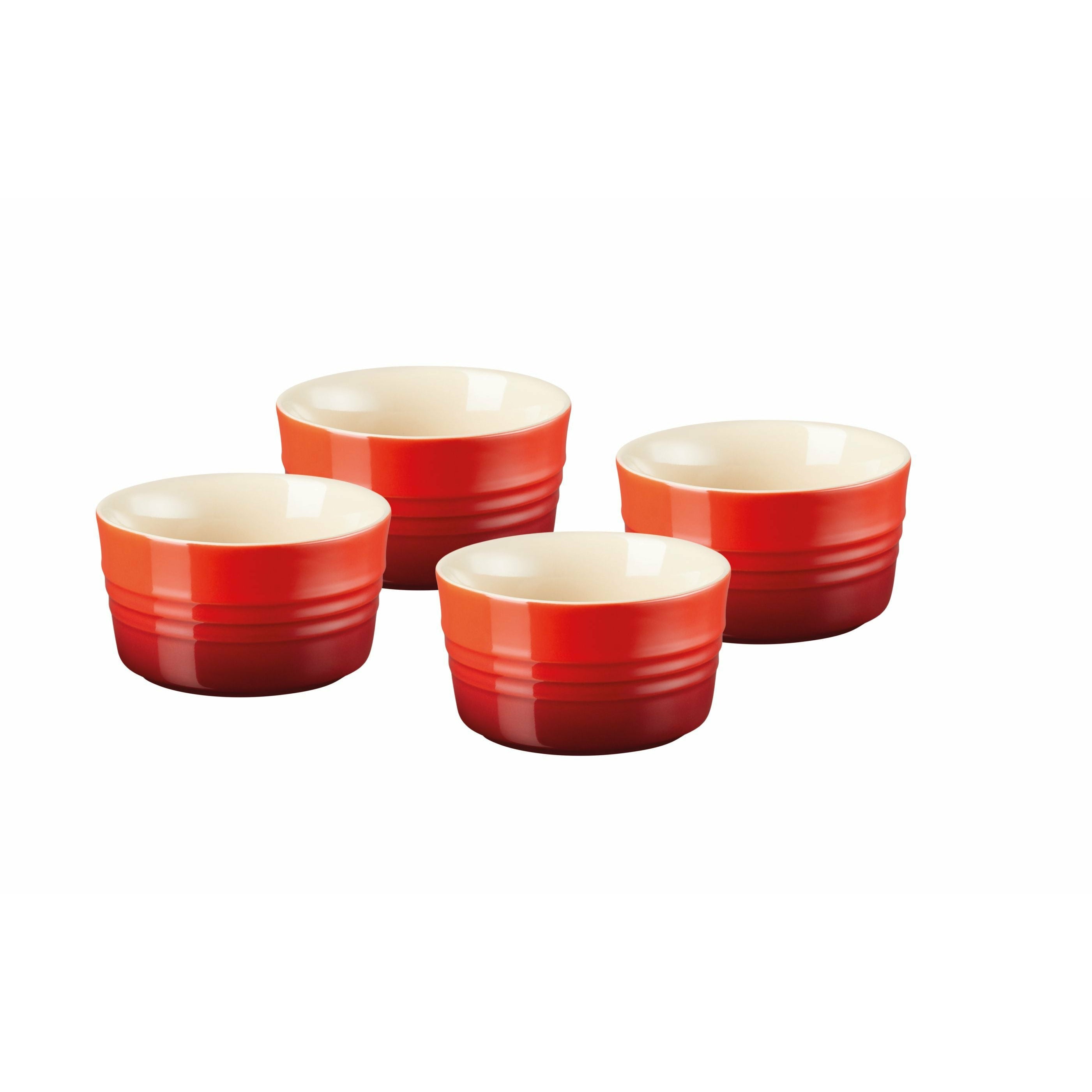 Le Creuset Mini Moulds Cherry Red, 4 Pcs.