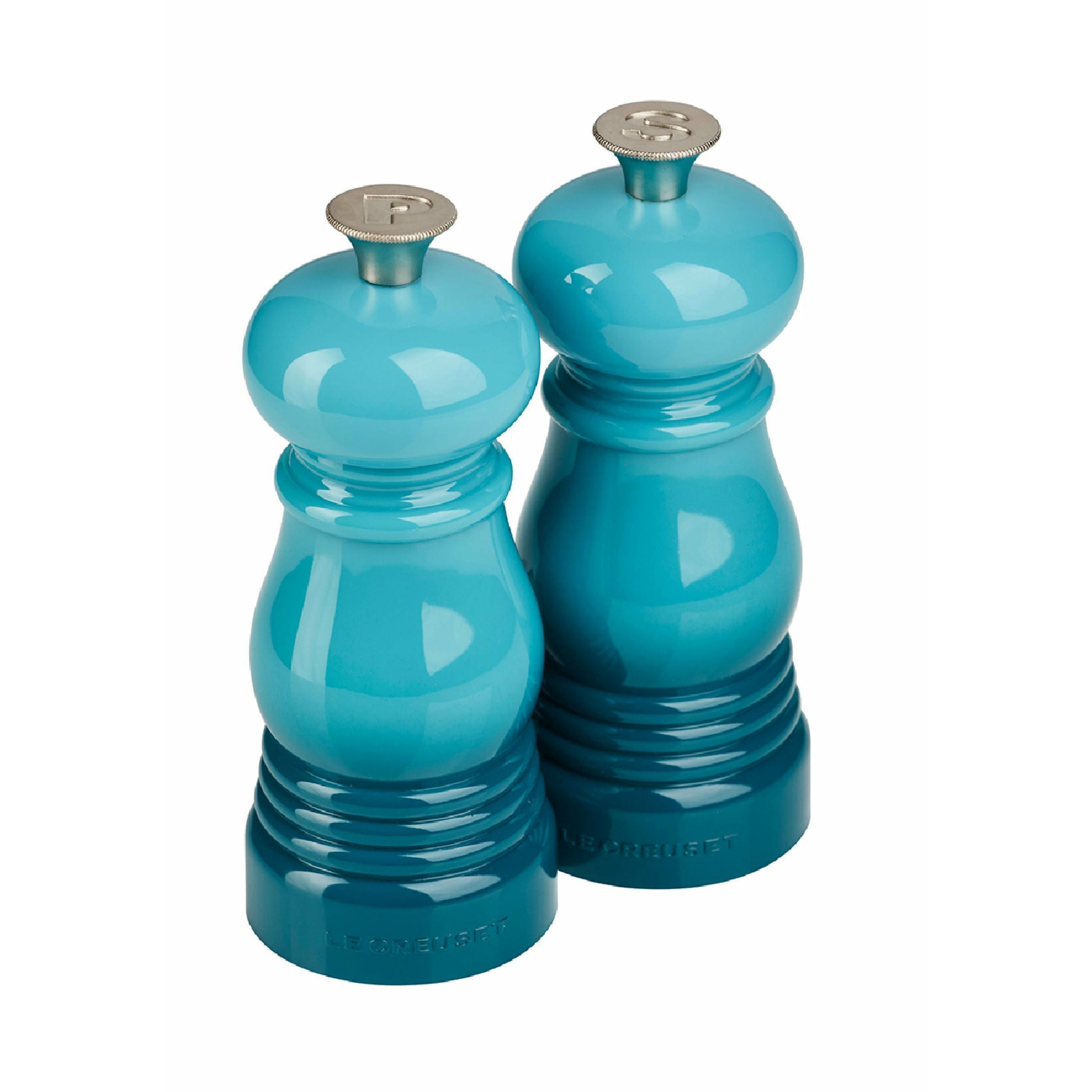 Le Creuset Mini Salt And Pepper Mills Set 12,5 Cm, Caribbean