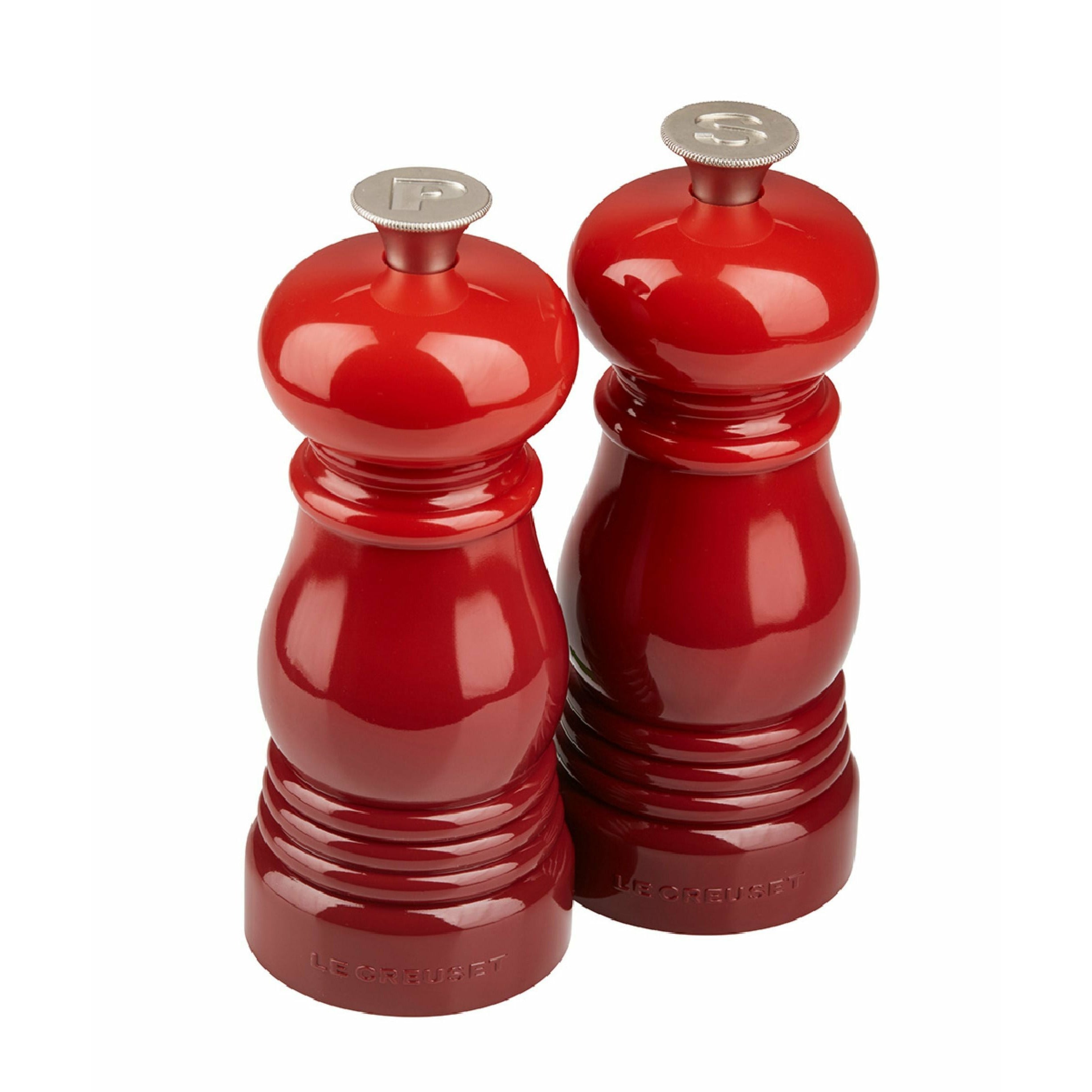 LE Creuset Mini Salt and Pepper Mill Set 12,5 cm, Cherry Red