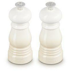 LE Creuset Mini Salt and Pepper Mills Ustaw 12,5 cm, bezka