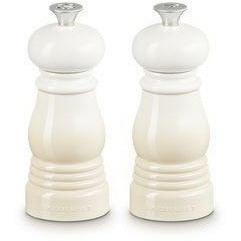 LE Creuset Mini Salt and Pepper Mills Ustaw 12,5 cm, bezka